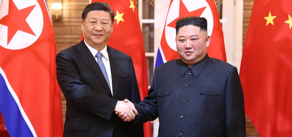 習(xí)近平同朝鮮勞動(dòng)黨委員長、國務(wù)委員會(huì)委員長金正恩舉行會(huì)談